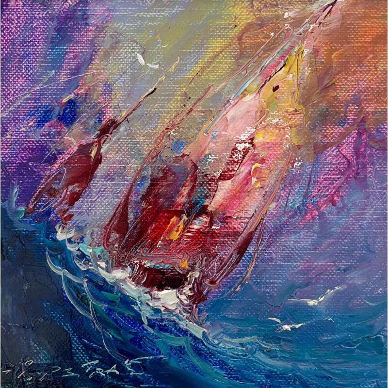 Peinture Wind par Petras Ivica | Tableau Figuratif Paysages Huile