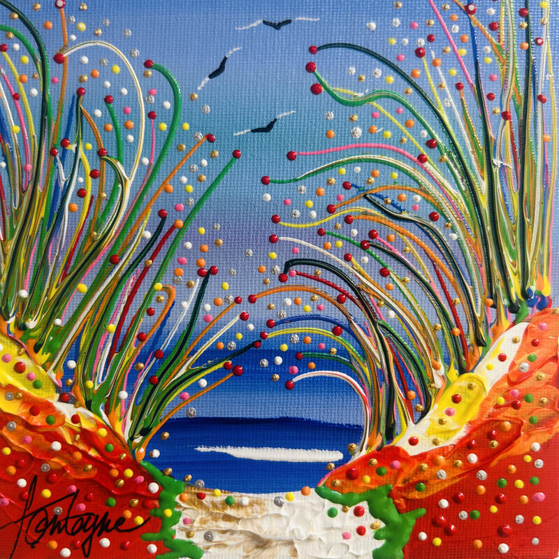 Painting Ici ton repos by Fonteyne David | Painting Figurative Acrylic