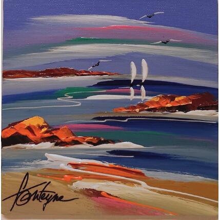 Pintura Le ciel te parle por Fonteyne David | Pintura Figurativo Acrílico