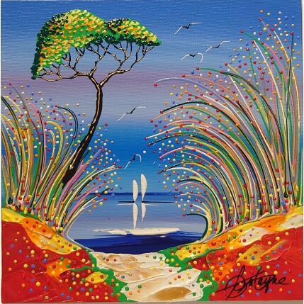 Peinture Chemin de bonté par Fonteyne David | Tableau Figuratif Acrylique