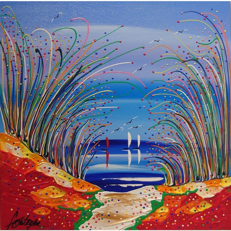 Peinture Partons la par Fonteyne David | Tableau Figuratif Acrylique