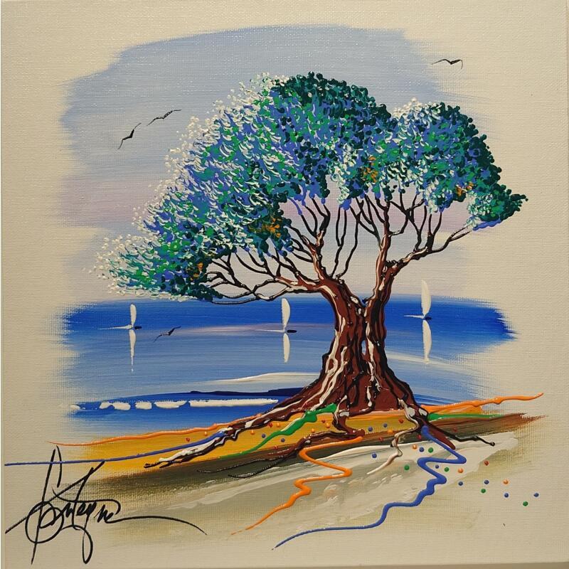 Peinture Il nous aime par Fonteyne David | Tableau Figuratif Acrylique