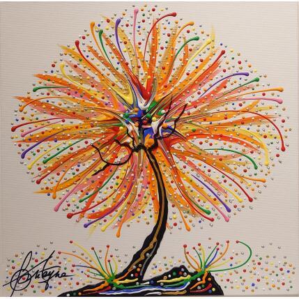 Painting Le beau fleuri by Fonteyne David | Painting Figurative Acrylic