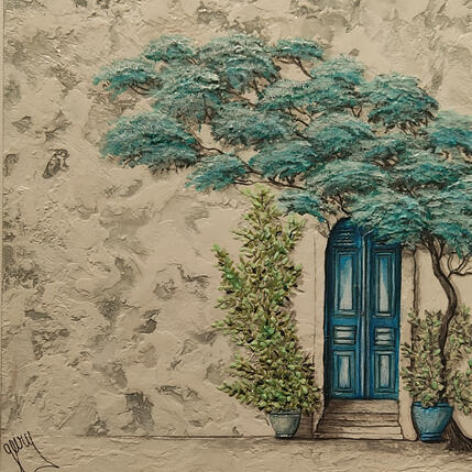 Painting Imagine avant d'entrer by Geiry | Painting Subject matter