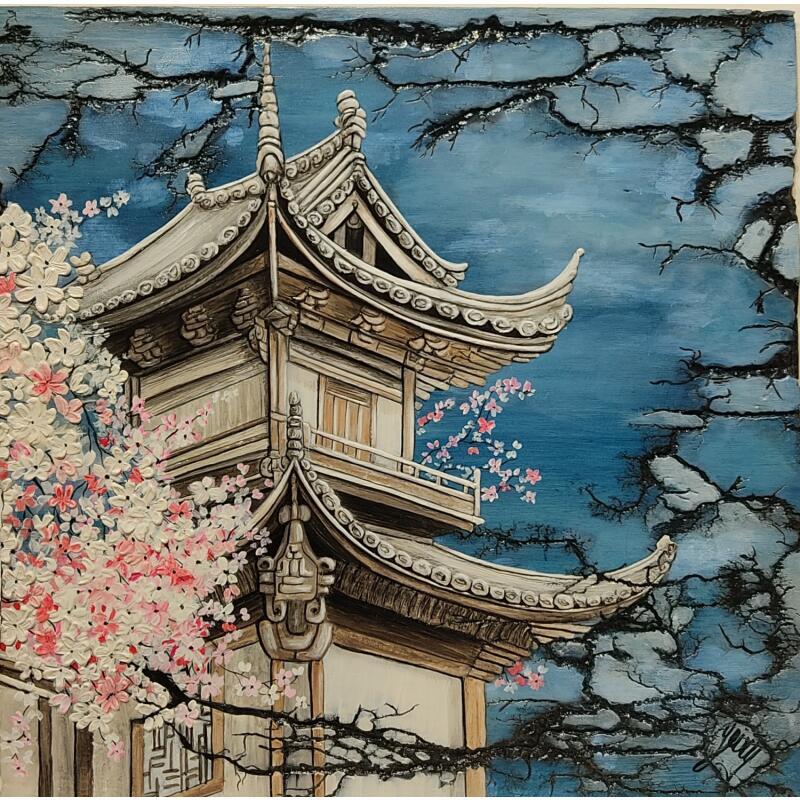 Painting Ame japonaise by Geiry | Painting Subject matter