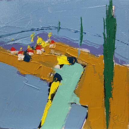 Painting LIGNES DIRECTRICES by L'huillier Françis | Painting Abstract Oil Landscapes