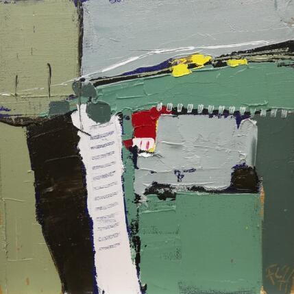 Painting EN QUETE D'AUTHENTICITE by L'huillier Françis | Painting Abstract Oil Landscapes, Pop icons
