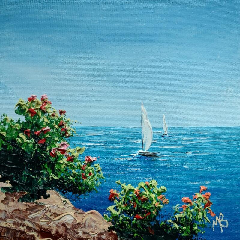 Gemälde Tendresse von Blandin Magali | Gemälde Figurativ Landschaften Öl