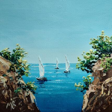 Gemälde Amitié von Blandin Magali | Gemälde Figurativ Öl Landschaften