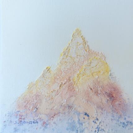 Peinture Abondance 4 par Gaussen Sylvie | Tableau Abstrait Huile, Poudre de marbre Paysages