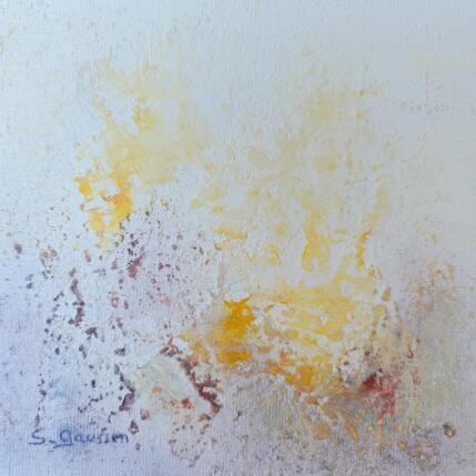 Peinture Un air de Fenua 5 par Gaussen Sylvie | Tableau Abstrait Huile, Poudre de marbre Nature