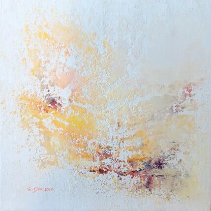 Peinture Fusion par Gaussen Sylvie | Tableau Abstrait Huile, Poudre de marbre Nature, Paysages
