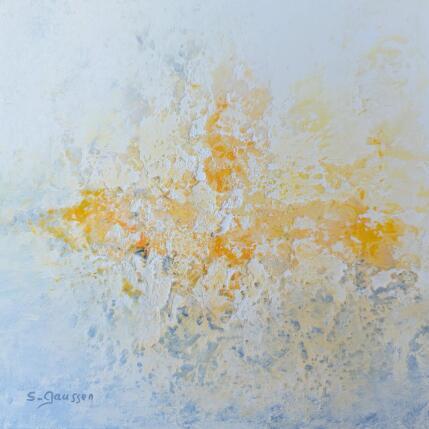 Peinture Vent du Sud par Gaussen Sylvie | Tableau Abstrait Huile, Poudre de marbre Nature
