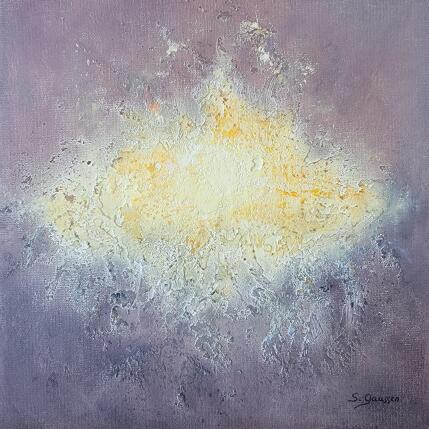 Peinture Symbiose 2 par Gaussen Sylvie | Tableau Abstrait Huile, Poudre de marbre Nature