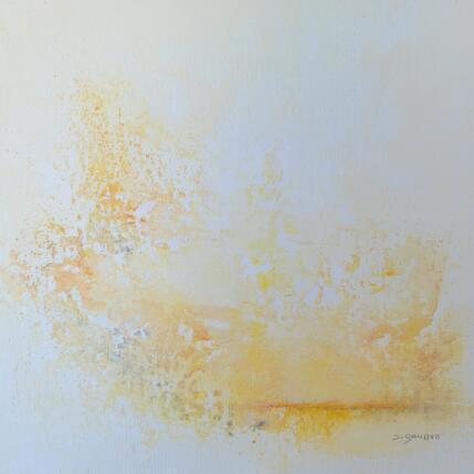 Peinture Ciel de feu 2 par Gaussen Sylvie | Tableau Abstrait Huile Marine