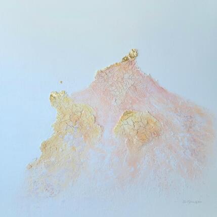 Peinture So sweet par Gaussen Sylvie | Tableau Abstrait Feuille d'or, Huile, Poudre de marbre Paysages