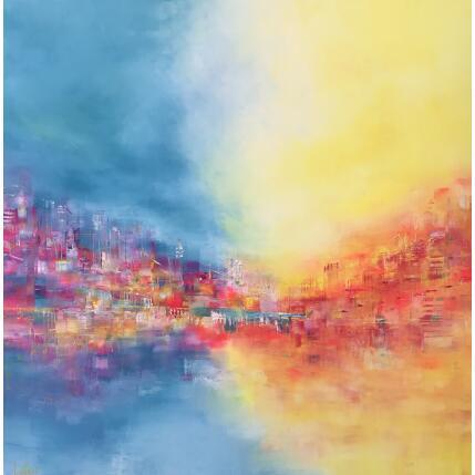 Peinture Carribean Fizz  par Levesque Emmanuelle | Tableau Impressionnisme Huile Urbain