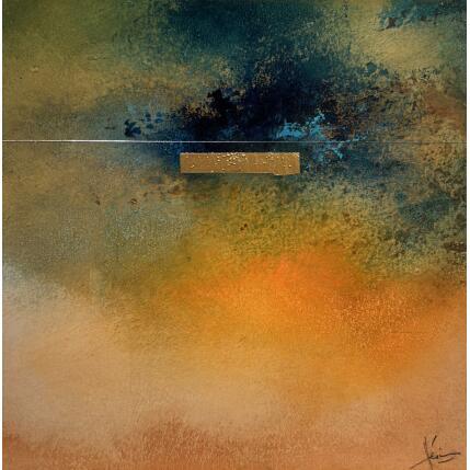 Peinture Abstraction #3986 par Hévin Christian | Tableau Abstrait Acrylique, Huile, Pastel Minimaliste