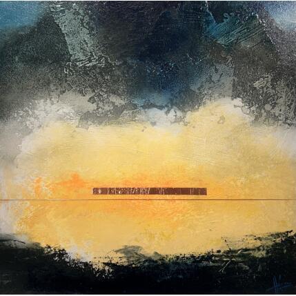 Painting Abstraction #3978 by Hévin Christian | Painting Abstract Acrylic, Oil, Pastel Minimalist