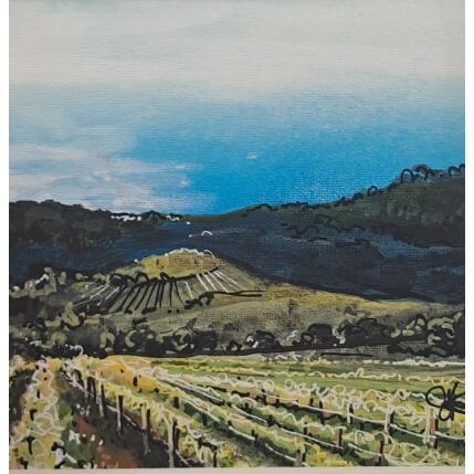 Painting Matin dans les vignes de Bourgogne by Touras Sophie-Kim  | Painting Realism Oil Still-life