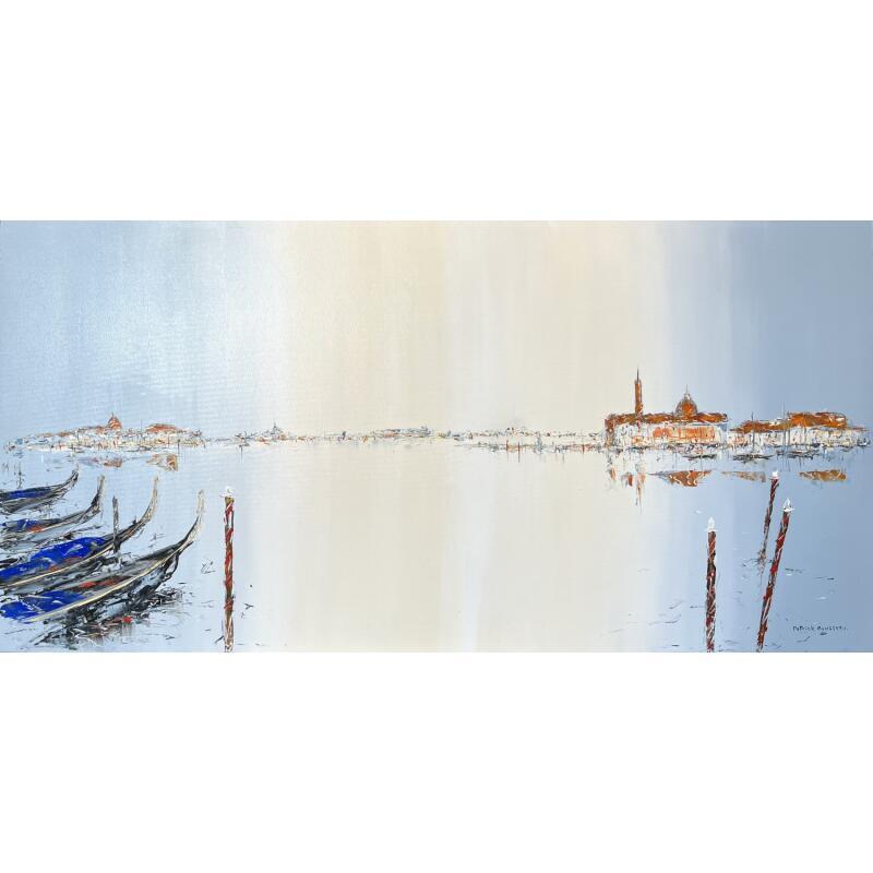 Peinture Du calme sur la lagune par Rousseau Patrick | Tableau