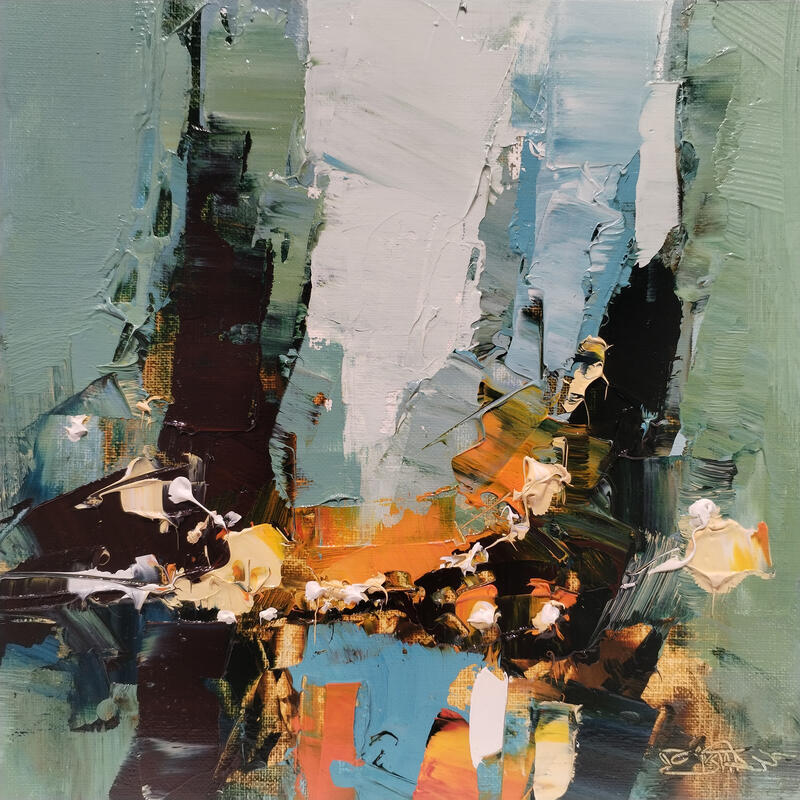 Gemälde Cooper Square 19 von Castan Daniel | Gemälde Figurativ Öl