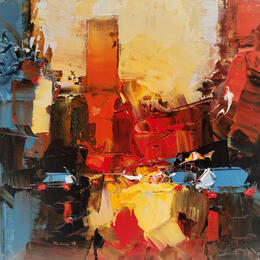 Painting Starrent City 19 by Castan Daniel | Painting