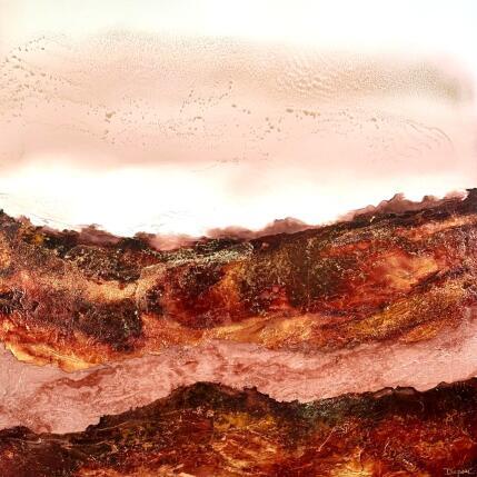 Painting 2495 Mocha Mousse by Depaire Silvia | Painting Abstract Acrylic Landscapes