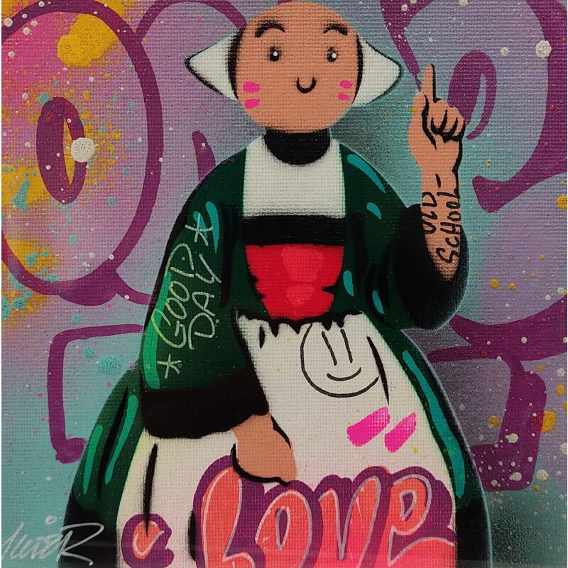 Painting Becassinne by Lemoine Mael | Painting Pop-art Pop icons Graffiti Acrylic