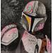 Painting Dark Mandalorian by Lemoine Mael | Painting Pop-art Pop icons Graffiti Acrylic