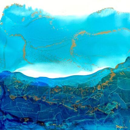 Peinture 2206 Poésie Marine par Depaire Silvia | Tableau Abstrait Acrylique Marine, Minimaliste