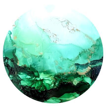 Peinture 1520 Poésie Végétale par Depaire Silvia | Tableau Abstrait Acrylique Minimaliste, Paysages