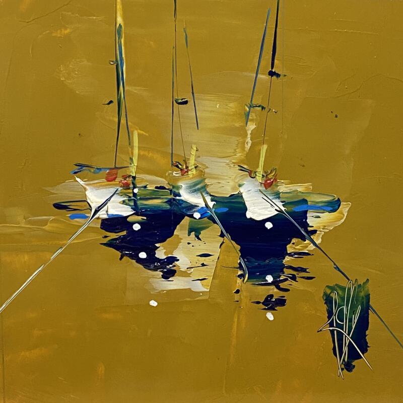Peinture Deux voiliers par Raffin Christian | Tableau Figuratif Marine Huile