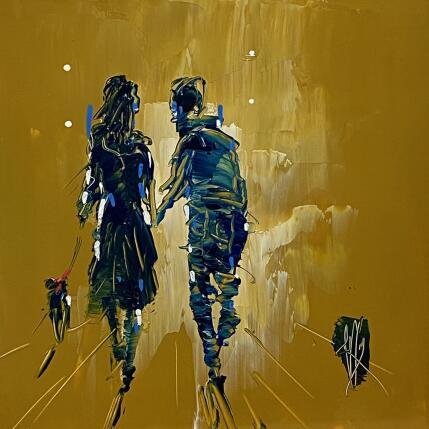 Peinture Balade sentimentale par Raffin Christian | Tableau Figuratif Huile Scènes de vie