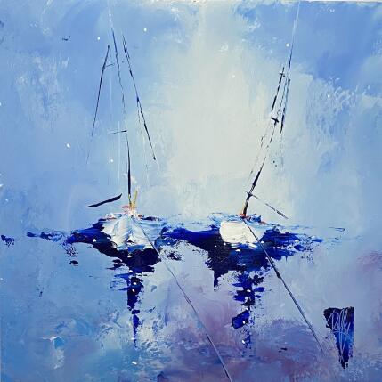 Peinture Ancrage  par Raffin Christian | Tableau Figuratif Huile Marine