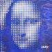 Peinture Joconde petit Bleu et Or par Wawapod | Tableau Pop-art Icones Pop Acrylique Posca