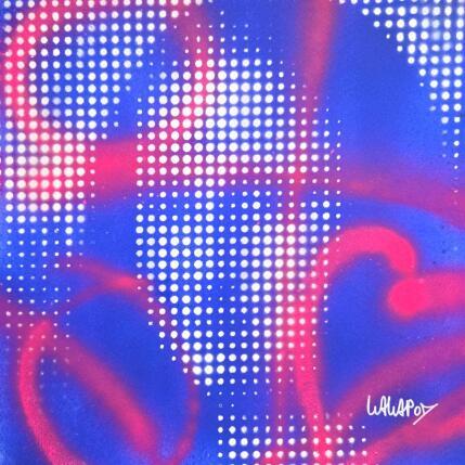 Peinture Joconde Rose et Bleu  par Wawapod | Tableau Pop-art Acrylique, Posca Icones Pop