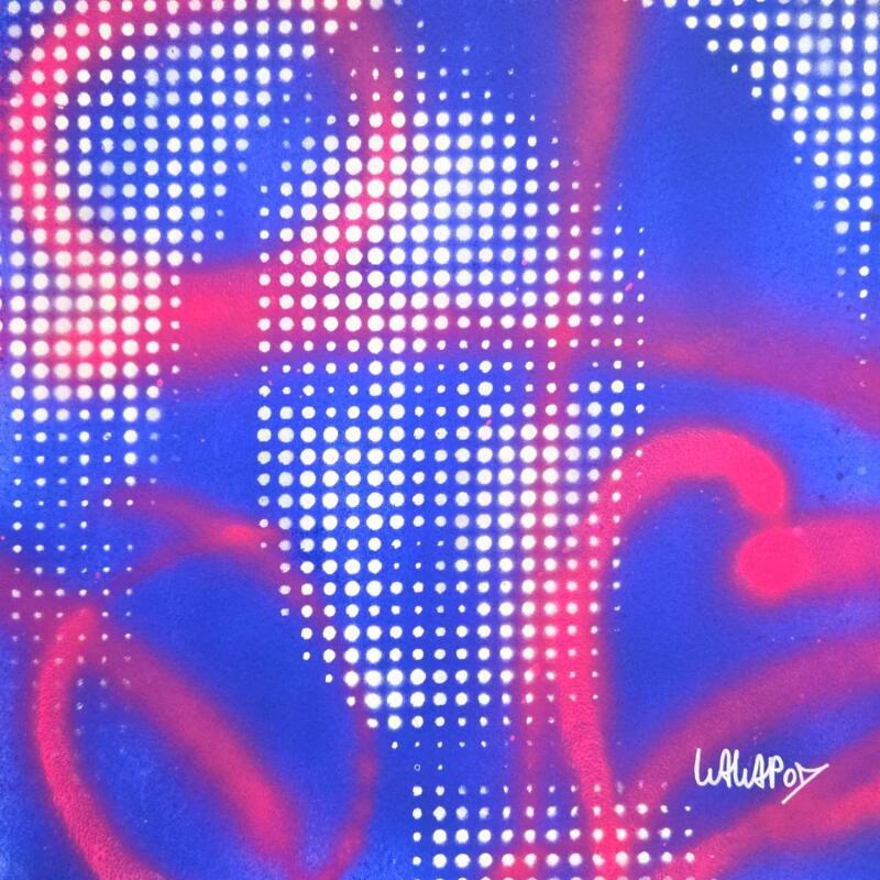 Painting Joconde Rose et Bleu  by Wawapod | Painting Pop-art Pop icons Acrylic Posca