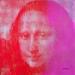 Painting Joconde Dégradé rouge by Wawapod | Painting Pop-art Pop icons Graffiti