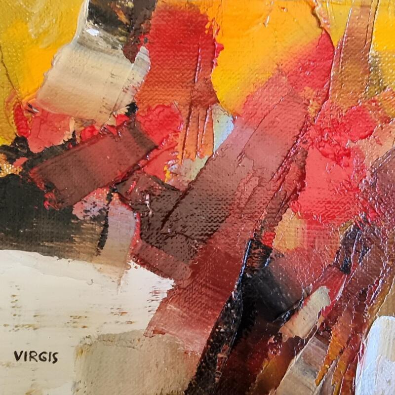 Gemälde Evening is coming von Virgis | Gemälde Abstrakt Minimalistisch Öl