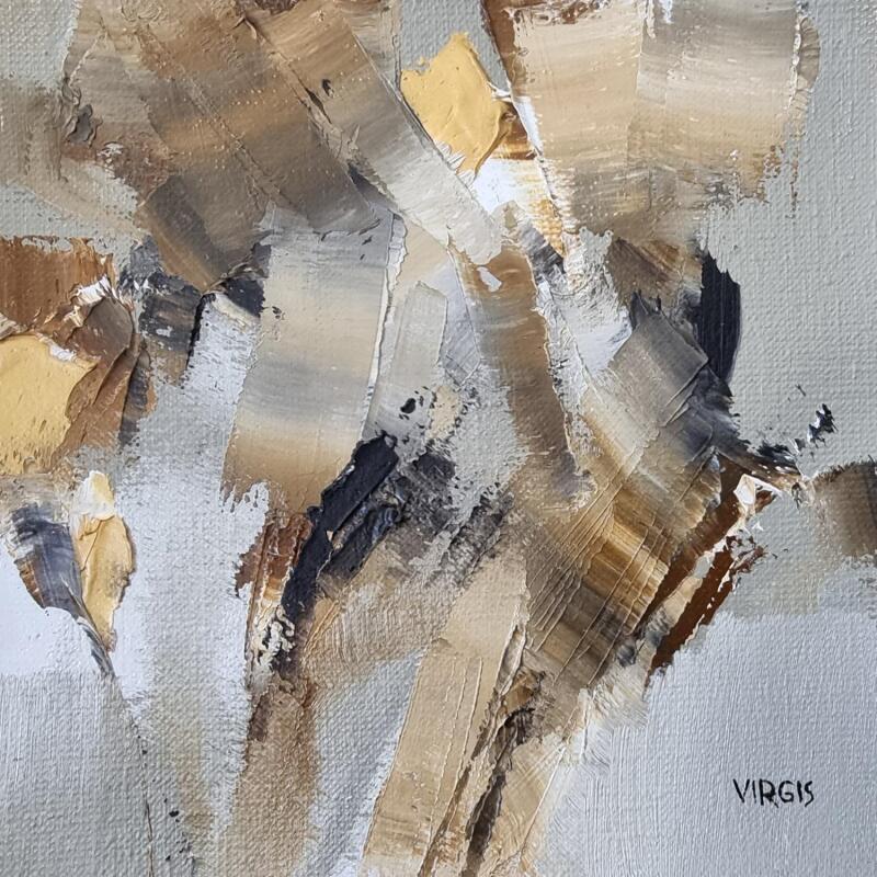 Painting Daytime fog by Virgis | Painting Abstract Minimalist Oil