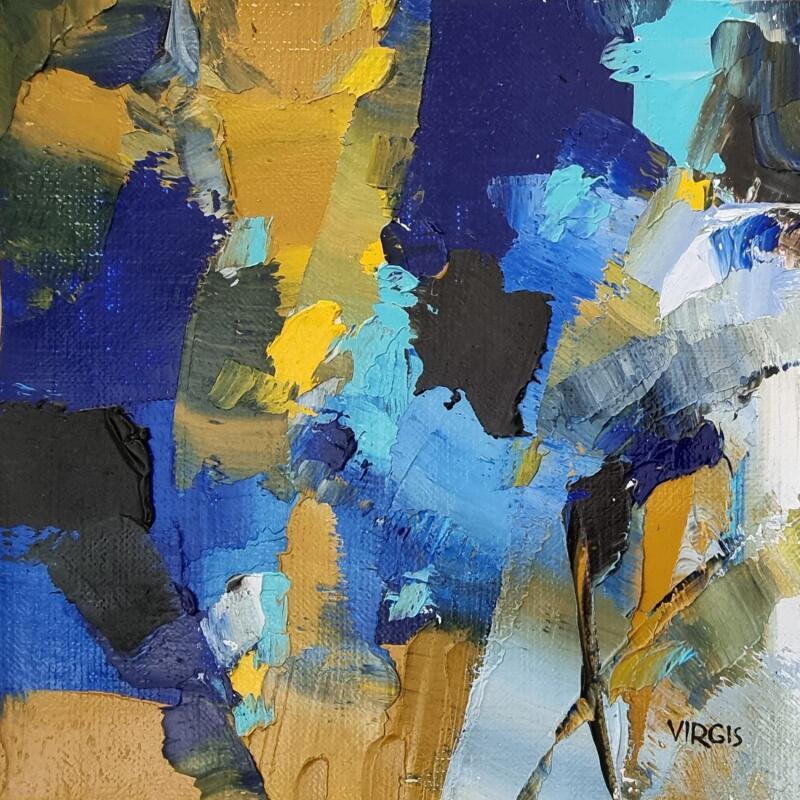 Painting Sea energy by Virgis | Painting Abstract Minimalist Oil