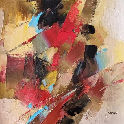 Peinture Euphoria par Virgis | Tableau Abstrait Huile Minimaliste