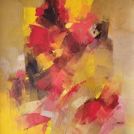 Painting Evening melody by Virgis | Painting Abstract Oil Minimalist