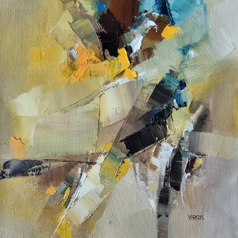 Painting Summer expectations by Virgis | Painting Abstract Minimalist Oil