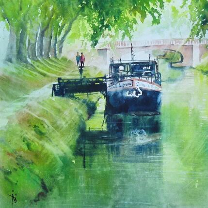 Peinture La corne de brume par Abbatucci Violaine | Tableau Figuratif Aquarelle