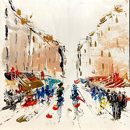 Gemälde Cafés von Raffin Christian | Gemälde Figurativ Öl Pop-Ikonen, Urban