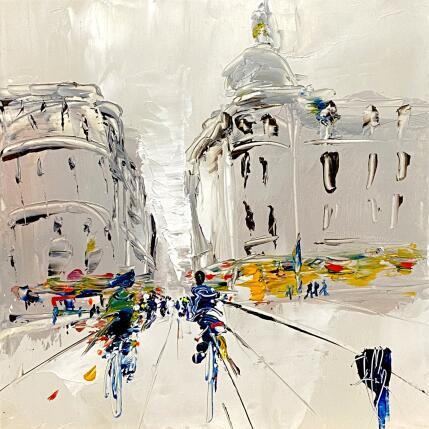 Painting En ville by Raffin Christian | Painting Figurative Oil Pop icons, Urban