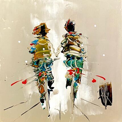 Gemälde Ta Main von Raffin Christian | Gemälde Figurativ Öl Alltagsszenen, Pop-Ikonen