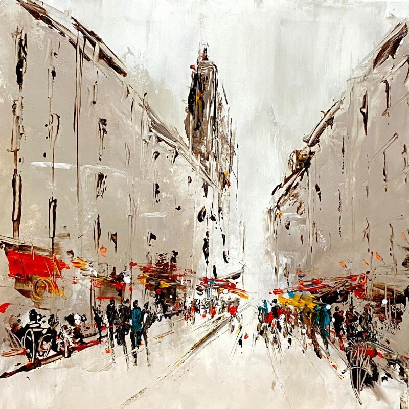 Gemälde Vers 16h von Raffin Christian | Gemälde Figurativ Urban Öl